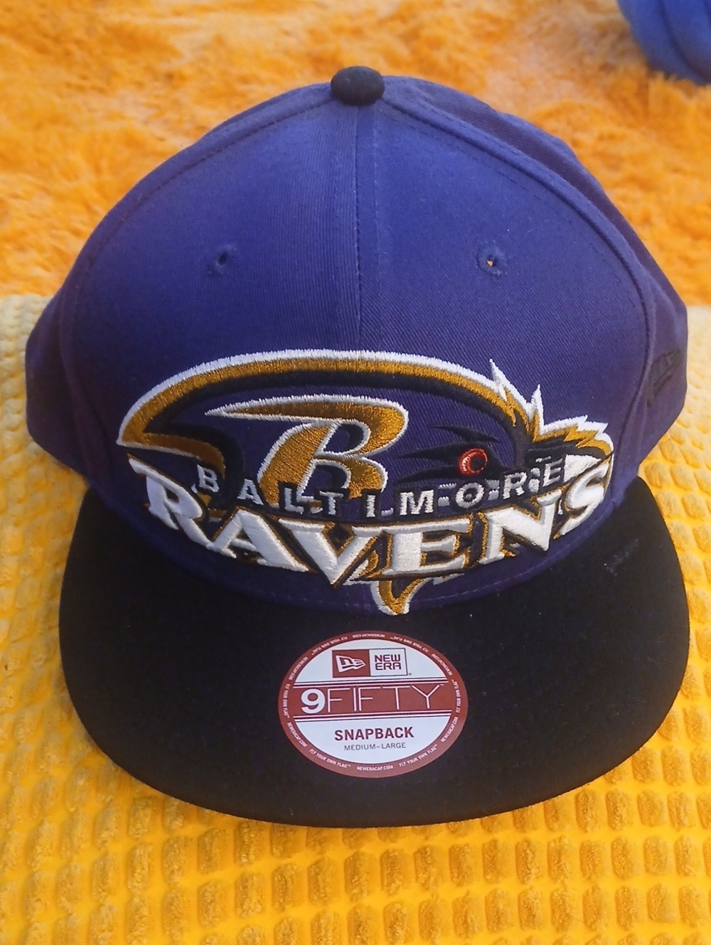 New Era Baltimore Ravens Purple and Black Snapback Hat